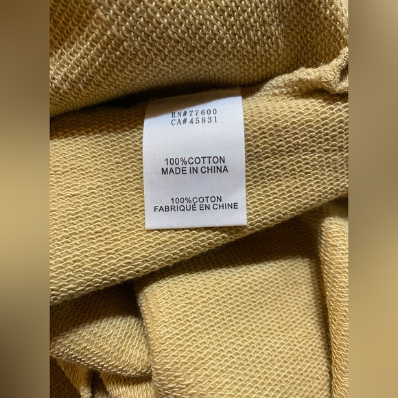 NWT FREE PEOPLE SANDRINE ROSE OVERSIZED HEAVYWEIGHT HOODIE SIZE MEDIUM IN SAND - Picture 3 of 5